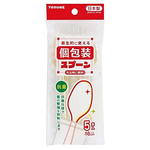 トルネ 抗菌 スプーン 16cm 5本入 個包装 | 
