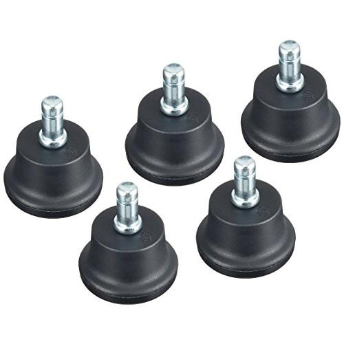 ナカバヤシ チェア用オプション固定脚 プラスチック ブラック CA-AJ01BK | 