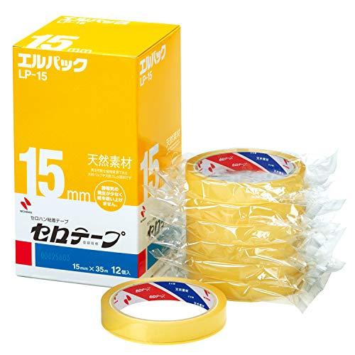 ニチバン セロテープ 大巻 エルパック 12巻入 15mm×35m LP-15 | 