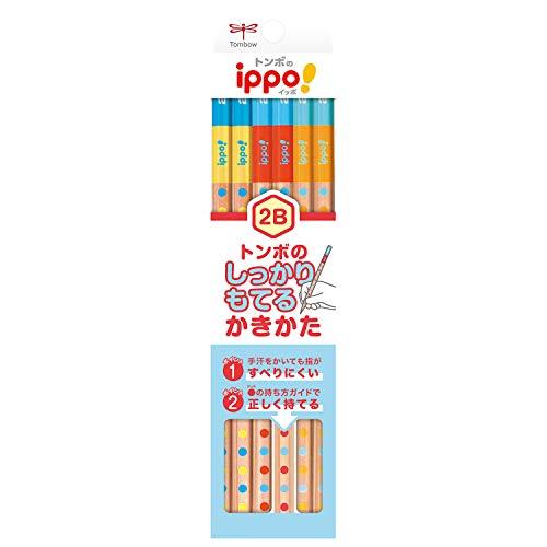 トンボ鉛筆 鉛筆 しっかりもてるかきかた 六角軸 2B 1ダース KB-KG02-2B | 