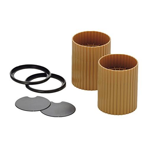 石丸合成樹脂こたつの継足 ハイヒール プラス サークル 2個組 キャラメルブラウンφ8.2×9.5cm | 