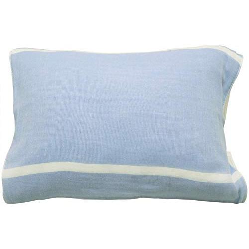 トップファクトリー今治 枕カバー ブルー 約60×83cm まくらマキコ 枕に巻くガーゼタオル | 