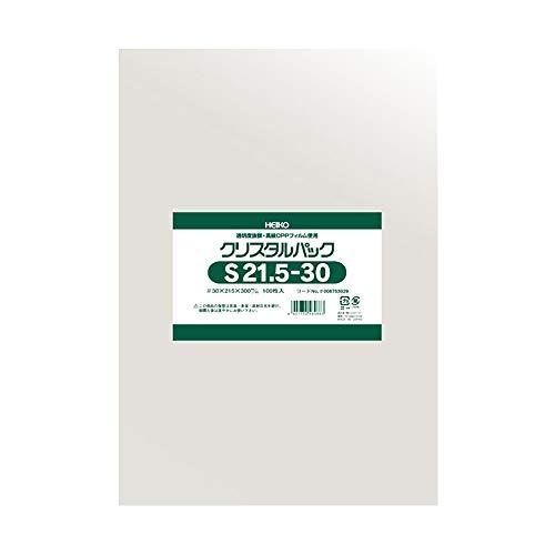 シモジマ (ヘイコー) OPP袋 クリスタルパック S 21.5-30 100枚 006753029 | 