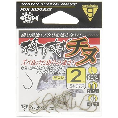 がまかつ(Gamakatsu) 掛リスギ フック チヌ 2号 釣り針 | 