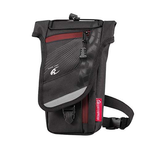 コミネ(KOMINE) バイク用 ウォータープルーフベルトポーチ ブラック/レッド Free SA-245 13004 防水 | 