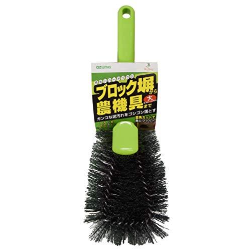アズマ ブラシ 角洗いハードブラシ大 幅9cm 全長25cm 頑固な泥汚れをゴシゴシ落とす AZ655 | 