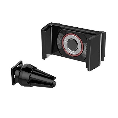 星光産業 車内用品 EXEA(エクセア) スマホホルダー A/Cスマホホルダー ブラック EC-180 車載ホルダー | 