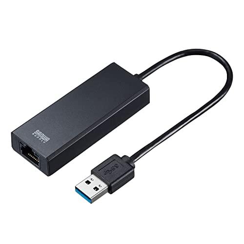 サンワサプライ USB3.2-LAN変換アダプタ(2.5Gbps対応) USB-CVLAN5BK ブラック | 