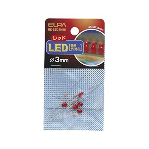 エルパ (ELPA) LED LED電球 工作 25mA 5個入 φ3mm レッド HK-LED3H(R) | 