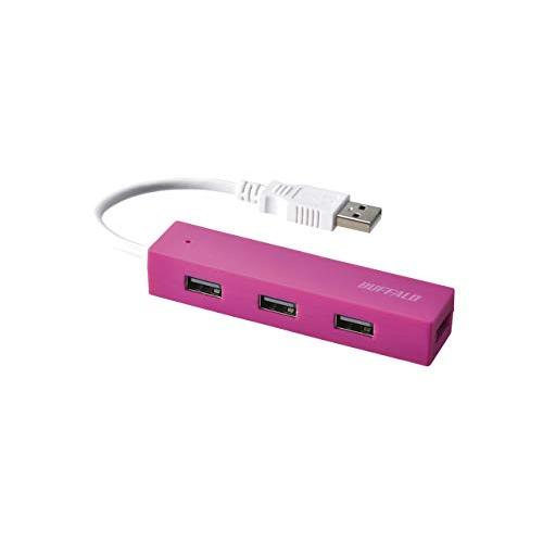 バッファロー BUFFALO USB ハブ USB2.0 バスパワー 4ポート ピンク BSH4U055U2PKNintendo Switch/ | 
