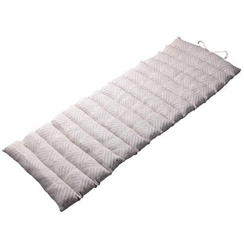 インド綿ロングクッション クラック 約43×120cm ホワイト 270061587 | 
