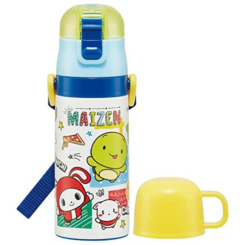 スケーター(skater) 子供用 ステンレス 水筒 2way 直飲み 420ml コップ飲み 350ml まいぜんシスターズ 23 子供に優し | 