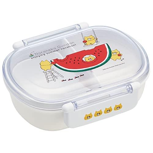 スケーター(Skater) 弁当箱 子供 360ml ふわっと盛れるフタ 日本製 ランチボックス 1段 食洗機対応 レンジ対応 ノラネコぐんだん | 
