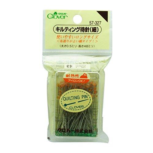 クロバー(Clover) キルティング待針 細 6 x 10 x 1.7 cm ガラス 57-327 | 