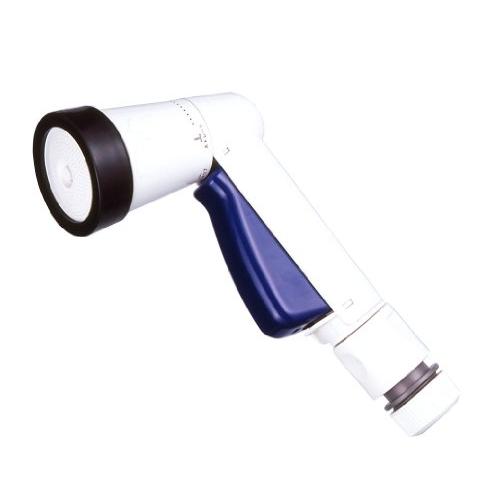 グリーンライフ 散水ノズル バケツ等にひっかけられる ワンタッチ止水・通水 ホワイト はさめるひっかけノズルPlus HNP-S5T | 