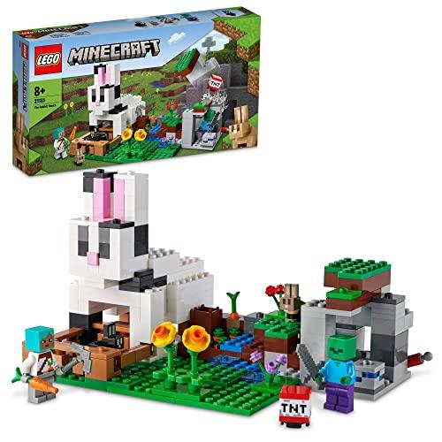 レゴ(LEGO) マインクラフト ウサギ牧場 21181 おもちゃ ブロック プレゼント テレビゲーム 動物 どうぶつ 男の子 女の子 8歳以上 | 