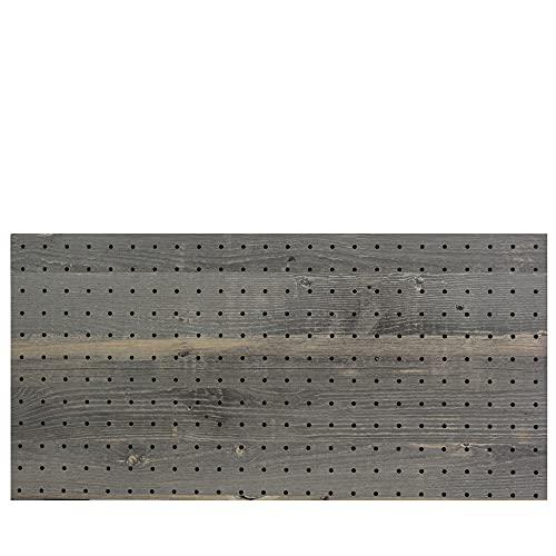 光(Hikari) ヴィンテージボード パンチングボード 有孔ボード 600x300x5.5mm グレー 穴ピッチ:25mm PGMBD36-1 | 