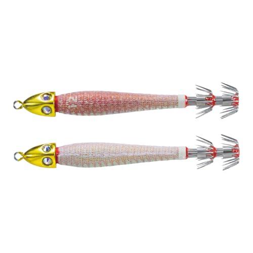 DUEL(デュエル) YO-ZURI(ヨーヅリ) 鉛スッテ: 鉛スッテ四ツ目 20号(75g) GRAI:08 ゴールドリアルアカイカ | 