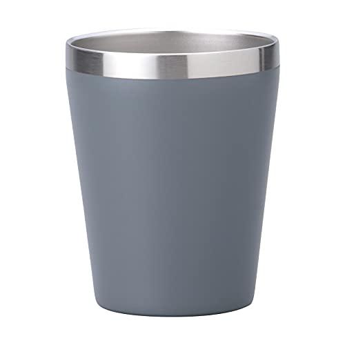 小倉陶器 真空断熱 ステンレスタンブラー 360ml 保温 保冷 二重構造 コンビニコーヒーカップ マグ (マットグレー) 約φ8.5×h10. | 