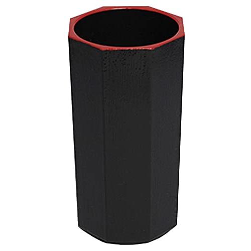 ABS 八角木目箸立 黒天朱 大 7-392-18 | 