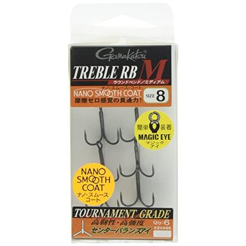 がまかつ(Gamakatsu) トレブルフック バラ トレブルRB-M(ナノスムースコート) #8 | 