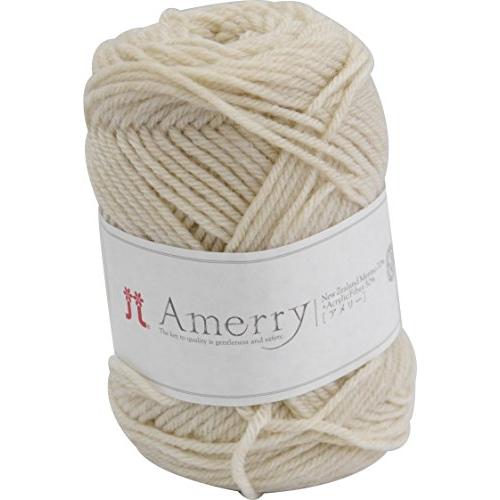 ハマナカ アメリー 毛糸 並太 col.21 ベージュ 系 40g 約110m 5玉セット 2261 | 