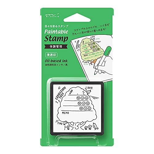 ミドリ スタンプ 浸透印 体調管理柄 35422006 | 