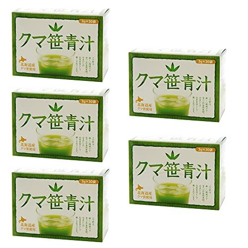 ユニマットリケン北海道産クマ笹青汁 ３０包 ×５個セット | 