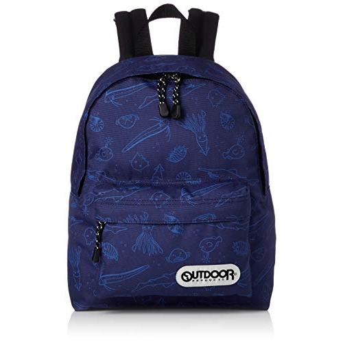 アウトドアプロダクツ リュック キッズ チアフル 総柄 B5収納 大容量 遠足 38.深海の仲間 | 