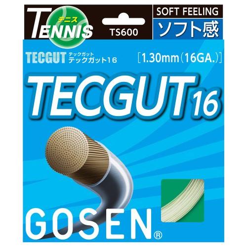 ゴーセン テックガット テックガット16 ホワイト TS600W | 