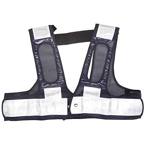 ミズケイ フルハーネス用安全ベスト「装着できるんです」(紺/白) 5941111 F | 