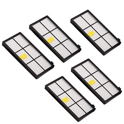 ルンバ ダストカットフィルター アイロボット800 900 シリーズ交換 5枚セット ルンバ 800 860 870 871 875 880 8 | 