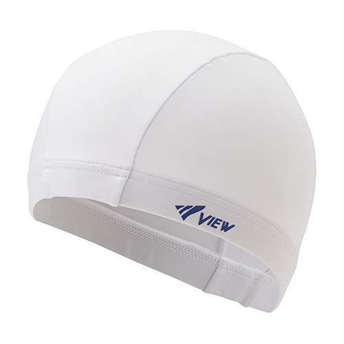 VIEW(ビュー) スイムキャップ スイミングキャップ ツーウェイトリコット ゆったりタイプ ホワイト V154 W | 