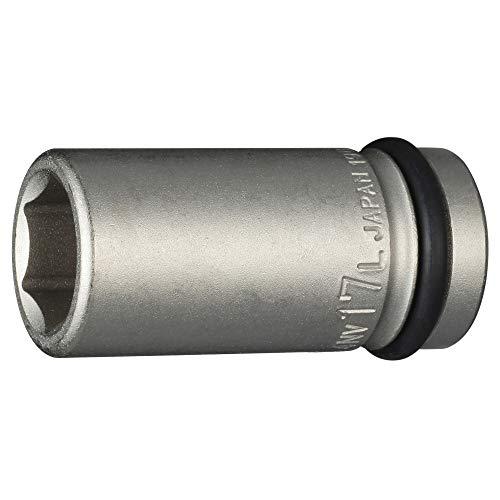 トネ(TONE) インパクト用ロングソケット 4NV-17L 差込角12.7mm(1/2) 二面幅17mm | 