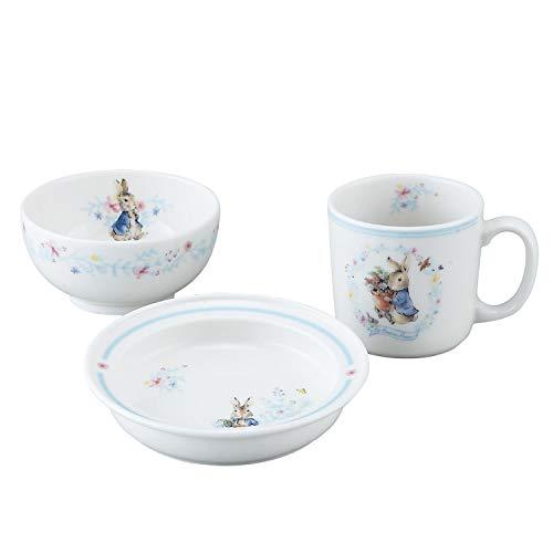 山加商店(Yamakasyoten) ピーターラビット 「リース」 食器 3点 セット PR490-112 | 