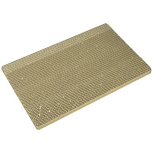 ペットプロ キャットベッド用替え 爪とぎ ゴミが出にくい 高密度 高耐久 猫 爪研ぎ 段ボール ベッド | 