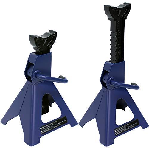 メルテック(meltec) 車用 (乗用車) ジャッキスタンド 3t ヘビー 最高値/最低値 415/290mm Meltec FA-82 | 