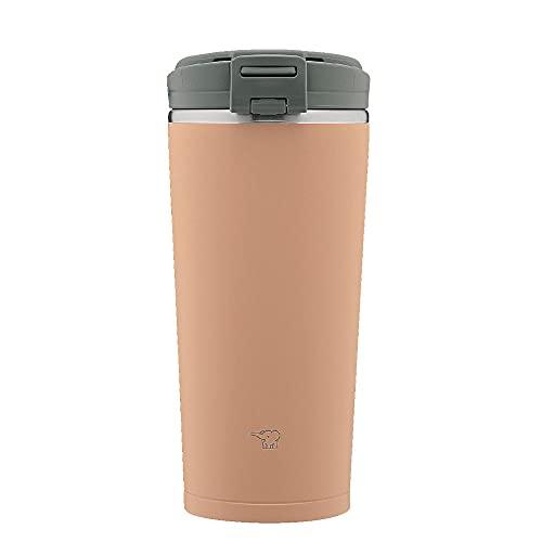 象印マホービン(ZOJIRUSHI) 水筒 ふた付きタンブラー キャリータンブラー 持ち運び可能 シームレスせん フリップタイプ 300ml シ | 