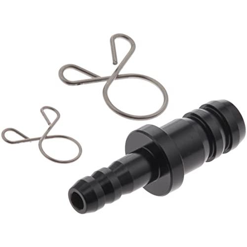 キジマ(Kijima) バイクパーツ ホース変換ジョイント 5mm→8mm アルミ製アルマイト仕上げ ブラック 105-16400 | 