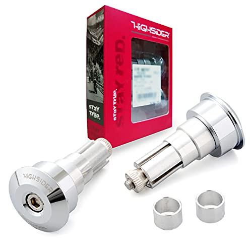 デイトナ(Daytona) HIGHSIDER(ハイサイダー) バイク用 バーエンドミラー アダプター 左右セット 汎用タイプ ハンドル内径12 | 
