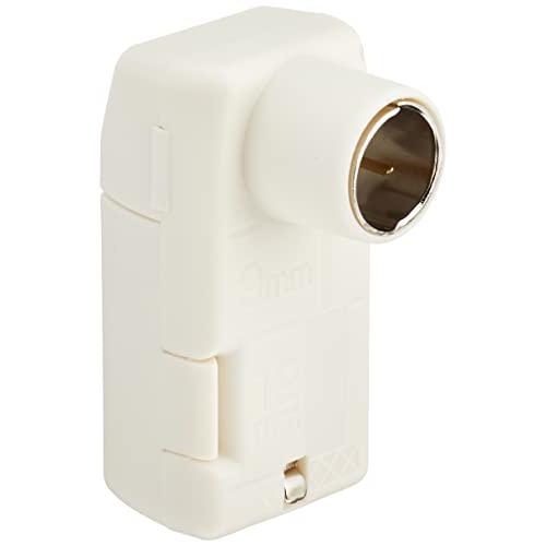 マスプロ電工 4K8K対応 アンテナプラグ 直付け AP7W(W) | 