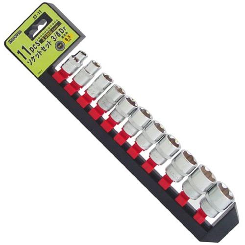 パオック(PAOCK) SSPOWER(エスエスパワー) 11pcsソケットセット S3-11 差込角:9.5mm | 