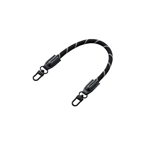 エレコム スマホ ハンドストラップ 丸紐 8mm ストラップシート別売り 落下防止 太め ブラック P-STCAHR08BK | 