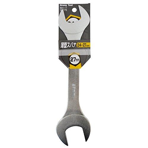 イチネンアクセス ツール事業部 イチネンアクセス Strong Tool(ストロングツール) スパナ 薄型スパナ 24×27mm 12275 | 