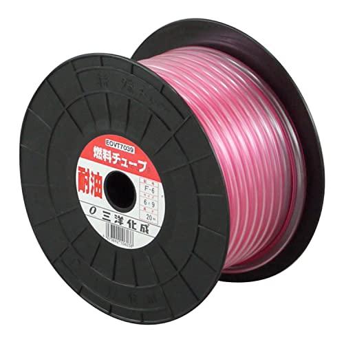 三洋化成 耐油燃料チューブ 6×9mm 20m F-6 20M ピンク | 