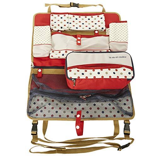 ドライブポケット 車 収納 シートポケット シートバックポケット 食事トレイ付き おしゃれ車内収納 2WAYバッグタイプ AF1494 | 