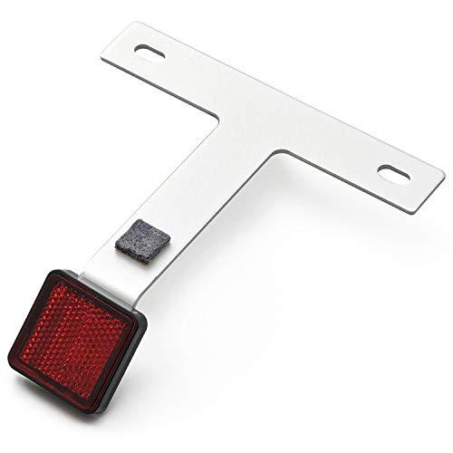 デイトナ(Daytona) バイク用 リフレクター 角度45° アルミ製 スクエアリフレクター クリアー 20871 | 