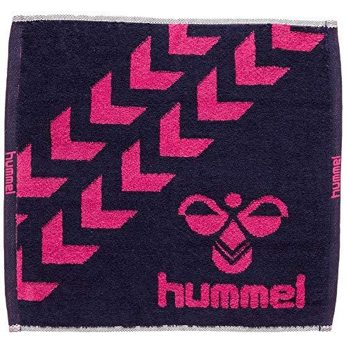 ヒュンメル タオル ハンドタオル メンズ HAA5022 ネイビー×S.ピンク (7024) 日本 フリーサイズ (FREE サイズ) | 