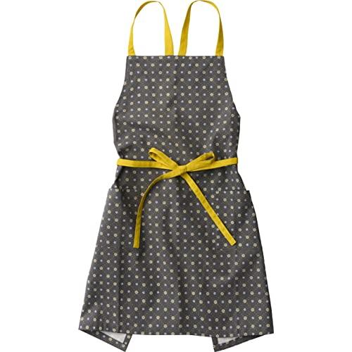 レップ エプロン ポルカ(Polka) グレー 73×84cm | 