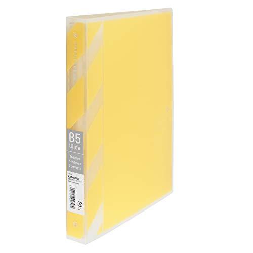 キョクトウ バインダー パペルールブリュームアクテ 26穴 B5 ワイド 黄色 LN51Y | 